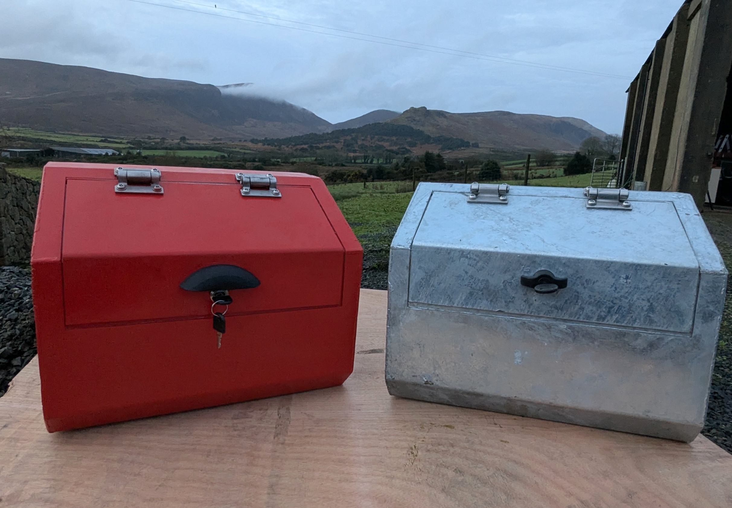 Tractor Toolbox - Front View